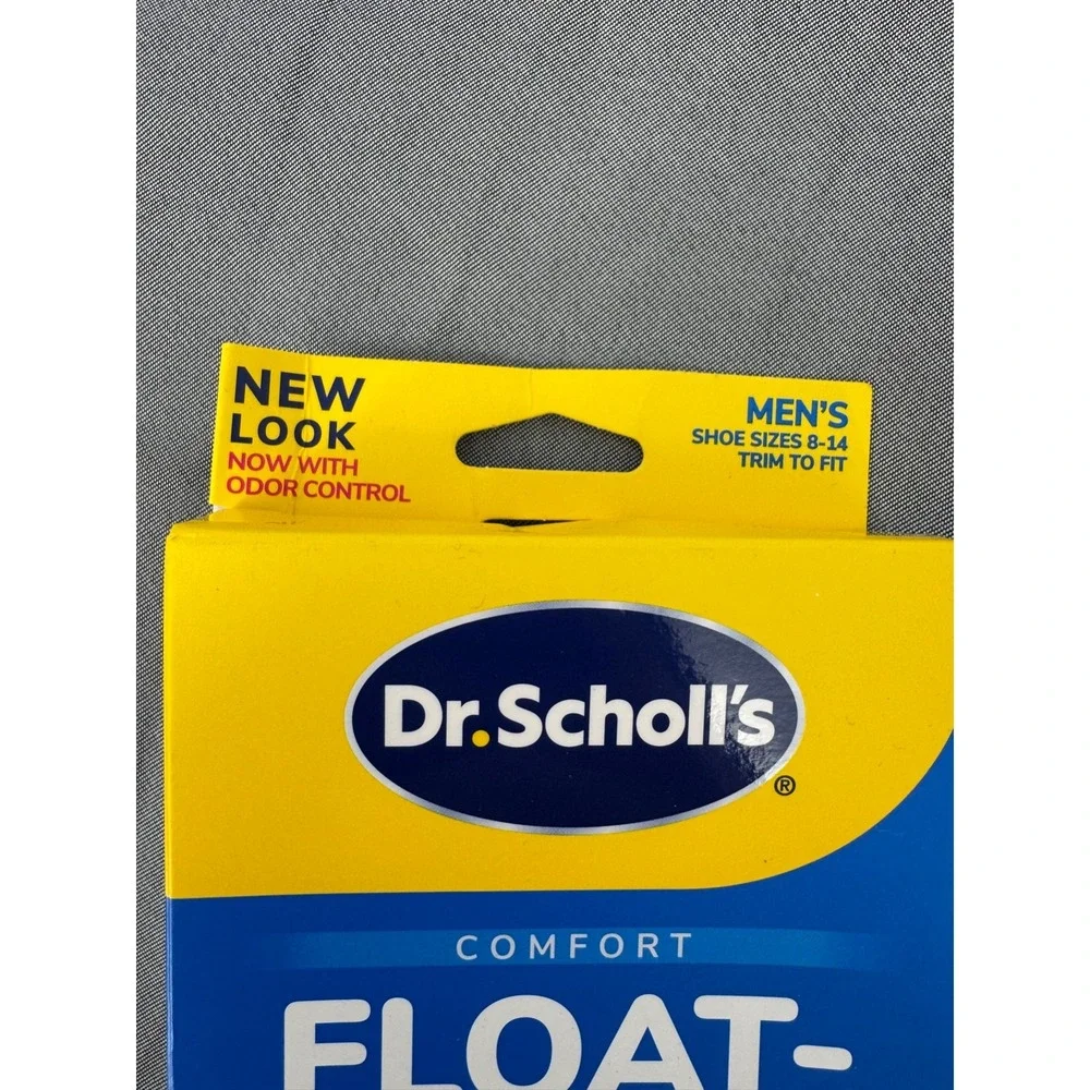 NWT Dr. Scholl's Float-On-Air Shoes Insoles Men's 8-14 Blue Superior‎ Comfort